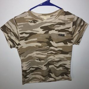 NWOT PACSUN CAMO TOP